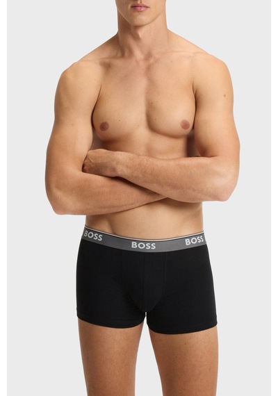 Boss Erkek Boxer 50554443 060 Gri-siyah-gri Gri-siyah-gri