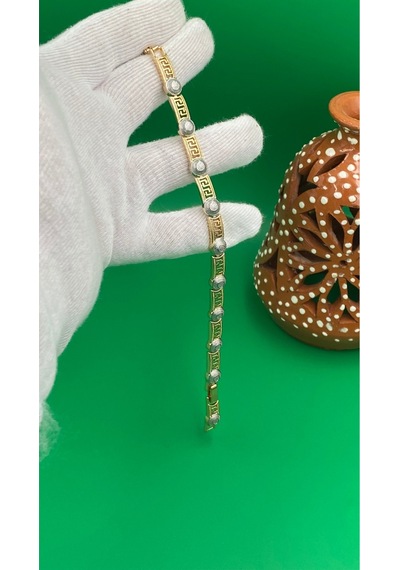 Xuping Rose Gold Kuyumcu İşçilik Kadın Çelik Bileklik Altın