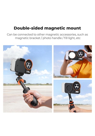 K&f Concept İphone 17 Pro Max Ve 58 Mm Dişli Filtrelerle Uyumlu, İphone Filtre Montajı Filtre Dahil Değildir