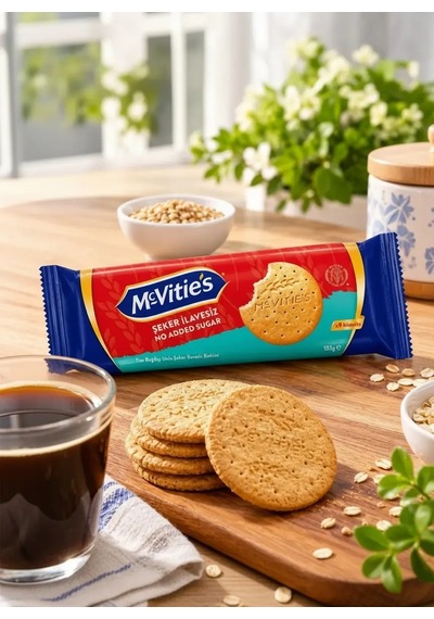 Mcvitie's Şeker İlavesiz Bisküvi 133 Gr Maltitol Tatlandırıcılı