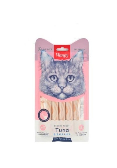 Wanpy Ton Balığı Ve Karidesli Kedi Ödül 5x14gr