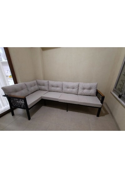 Melisa 3+2 Köşe Yön Değiştirilebilir Koltuk Takımı Balkon-bahçe-kafe-çay Seti Fonksiyonel Krem Melisa 3+2 Köşe Yön Değiştirilebilir Koltuk Takımı Balkon-bahçe-kafe-çay Seti Fonksiyonel Krem