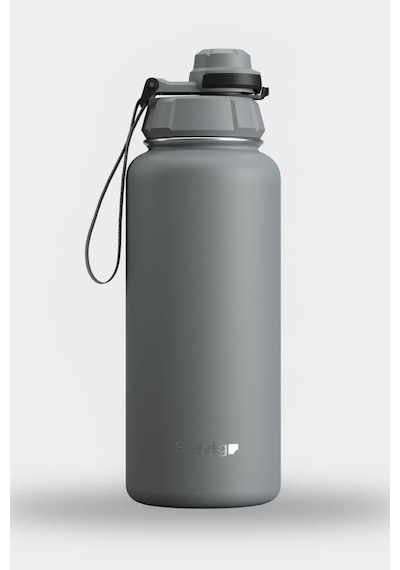 Stevig 1 Hand Leak-proof Sızdırmaz Çelik Termos 1000 Ml Grey St-214