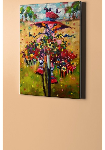 Webstyle Sayılarla Boyama Seti Kasnaklı Renkli Cadı 60 X 75 Cm