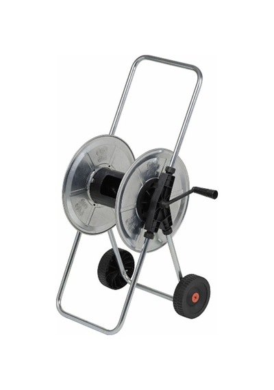 Agrati 216 Hortum Makarası Tekerli Krom Metal 50mt-1/2''