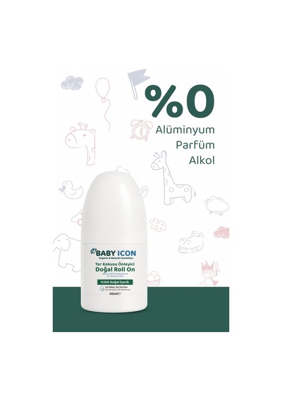 Baby Icon Sensitive Terleme Önleyici Roll-On 50 ML