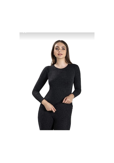 Jiber 597 Kadın Soft Termal Üst Uzun Kol İçlik Fanila 2 Adet 001