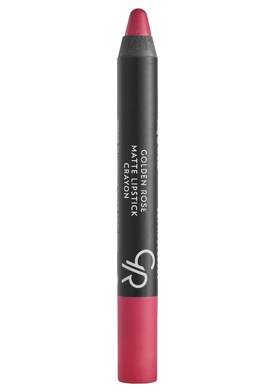 Matte Lipstick Crayon No: 17 - Besleyici Nemlendirici Mat Kalem Ruj Çok Renkli
