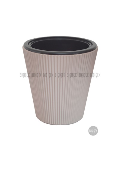 Luna Saksı 37 Cm Mocha Kahverengi