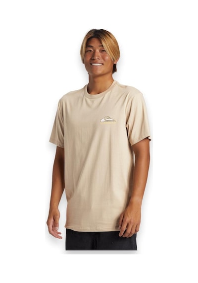 Quiksilver Aqyzt09563 Step Up Mor Bej Erkek T-shirt Bej