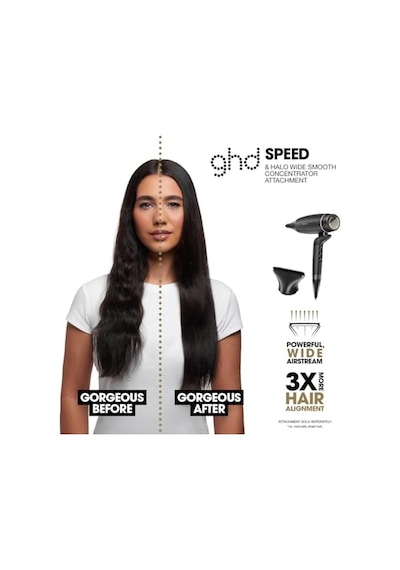 Halo Geniş Düzleştirici Konsantre Başlık, 88 Mm Siyah