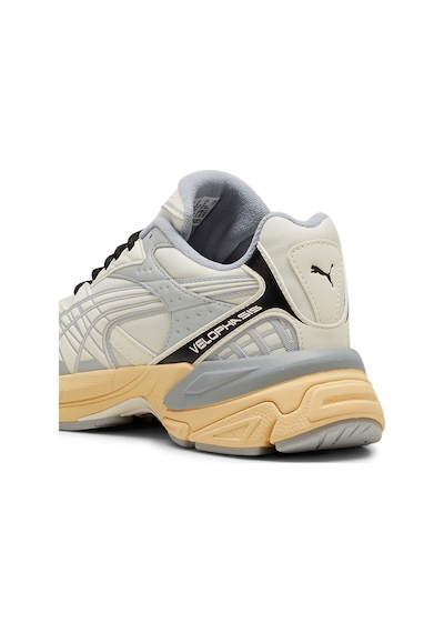 Puma Velophasis Earth Unisex Spor Ayakkabı Beyaz - Gri