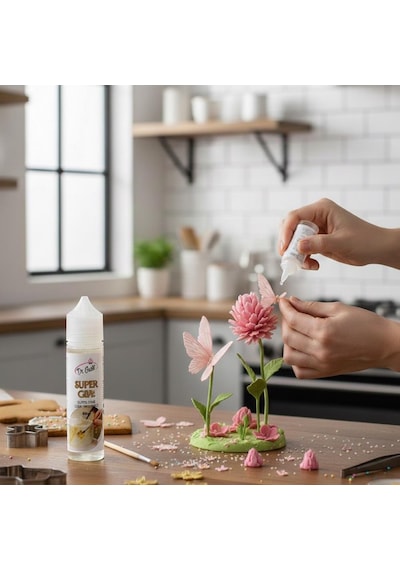 Gıda Yapıştırıcı 60 Gr Yenilebilir Pasta Ve Şeker Hamuru Yapıştırıcısı