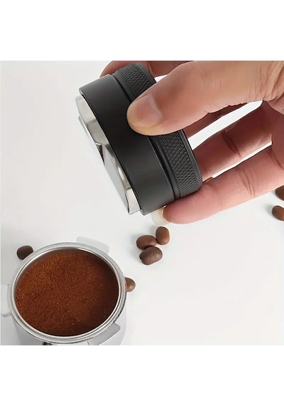 Tamper-makaron Öğütülmüş Kahve Sıkıştırıcı 58mm Tmmcrn-58 Krom