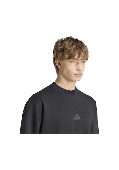 Black Adidas Erkek Günlük Sweatshirt M Z.n.e. Crw Kf3771 siyah