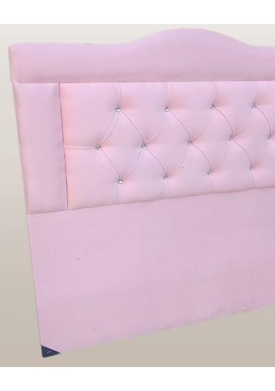 Bengi Ticaret Dk El Yapımı Tay Tüyü Kumaş Tek Kişilik Başlık Pudra Pembe 90