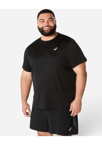 Asics Asıcs Sılver Ss Top Erkek Siyah Kısa Kollu Tshirt 2011d242-001