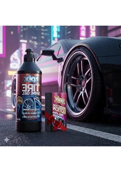 Lastik Temizleme Jeli, 500ml + Sünger Hediyeli