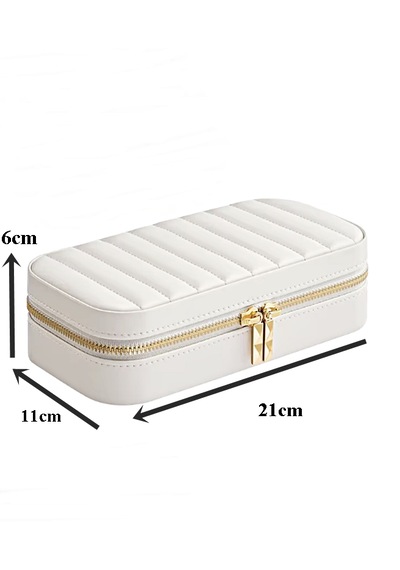 Mk-34 Gold Detaylı Premium Seri Takı Organizeri Lüks Takı Kutusu