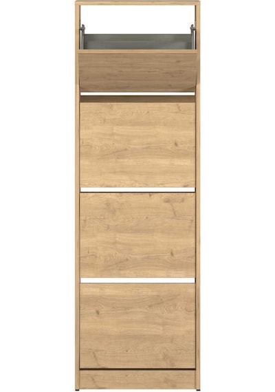 Flat Duo 4 Katlı Ayakkabılık - Florida Meşe 51x157x26 Cm Meşe