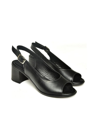 Fox Shoes P555454003 Siyah Hakiki Deri Kalın Topuklu Kadın Sandalet Siyah-hakiki Deri Siyah Fox Shoes P555454003 Siyah Hakiki Deri Kalın Topuklu Kadın Sandalet Siyah-hakiki Deri Siyah