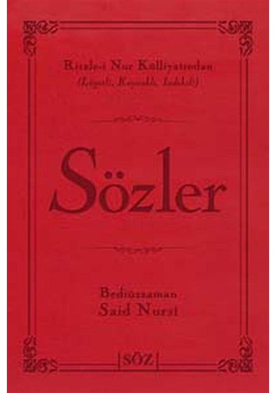 Sözler (Çanta Boy - İki Renk) - Bediüzzaman Said-i Nursi - Söz Basım Yayın