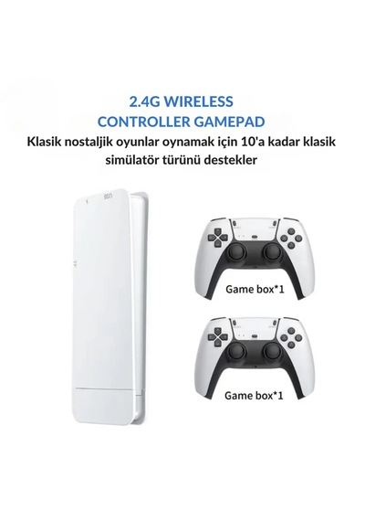 S'82 M15 Retro Konsol 20.000 Oyunlu, Çift Gamepadli, 4k Hdmı