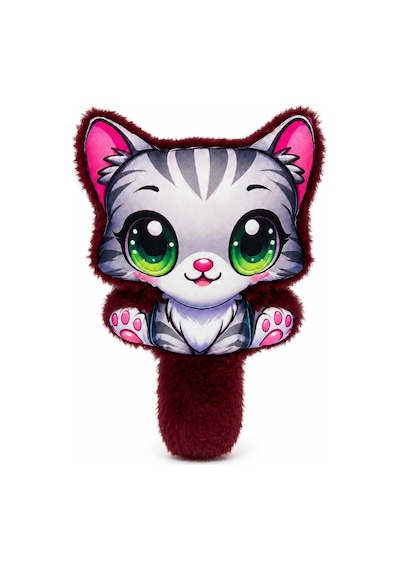Lupox Dijital Kedi Kuyruk Hışırtı Detaylı Peluş Oyuncak Mor