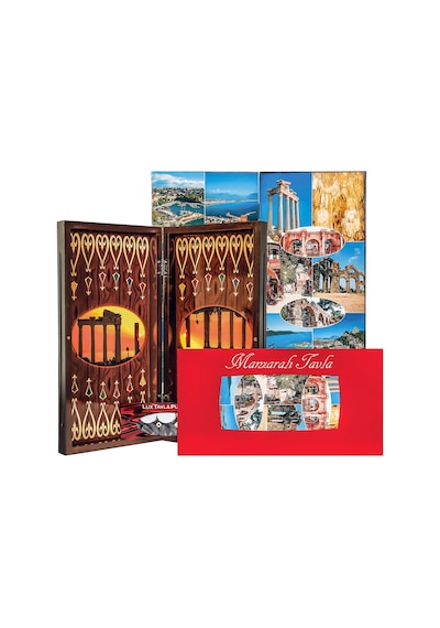 Eser Manzaralı Polyester Tavla Antalya Tur Büyük