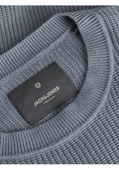 Jack & Jones Jprblaconnor Knıt Crew Neck Mavi