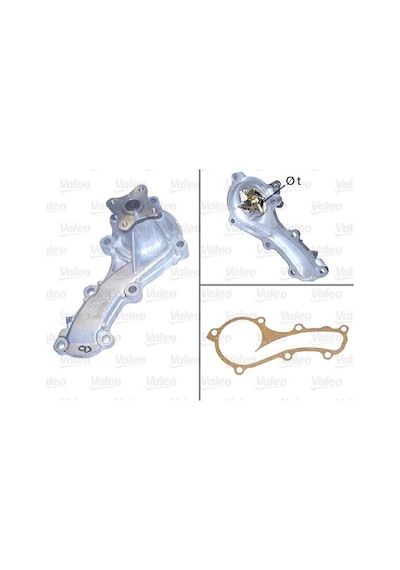VALEO 506705 Devirdaim Su Pompası Primera P12 Primera P11 Almera 1.6 1.5 16V 1.8 16V