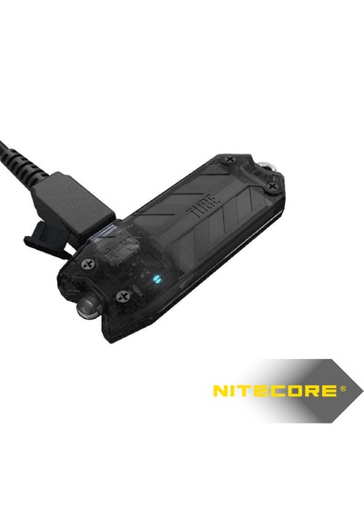 Tube Uv Ultraviyole Şarj Edilebilir Anahtarlık Tipi Mini Fener Siyah