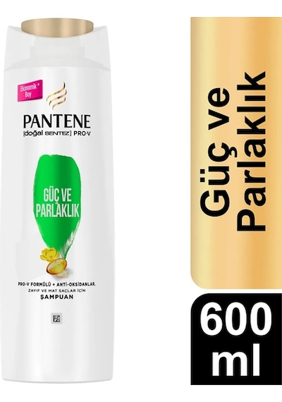 Pantene Pro-V Güç ve Parlaklık Şampuan 600 ML