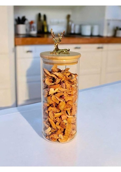 9x20 Cm 2 Adet Parlak Şeffaf Renk Geyikli Cam Saklama Kabı Geyik Başlı Y-532,şeffaf Çok Renkli