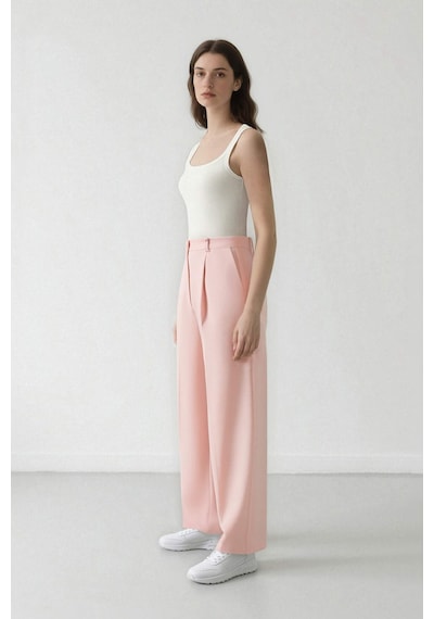 Defacto Afra x DeFacto Wide Leg Krep Kumaş Palazzo Pantolon Cepli Yüksek Bel Uzun Boy Geniş Paça F0083AX25SM Pembe Defacto Afra x DeFacto Wide Leg Krep Kumaş Palazzo Pantolon Cepli Yüksek Bel Uzun Boy Geniş Paça F0083AX25SM Pembe