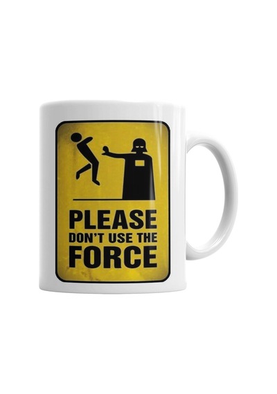 Don't Use The Force Kupa Bardak Porselen Karışık