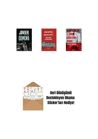 Bir Anın Anatomisi + Salamina Askerleri Çizgi Roman - Ciltli + Karanlıkların Hükümdarı + Okuma Sticker'ları