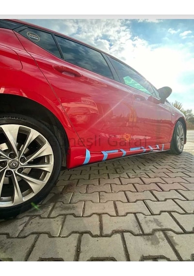 Opel Astra K Opc Yan Marşpiyel Çift Plastik