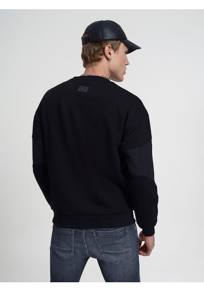 LOFT Oversize Fit Erkek Sweatshirt Lf2034910 Q1.v1 Siyah