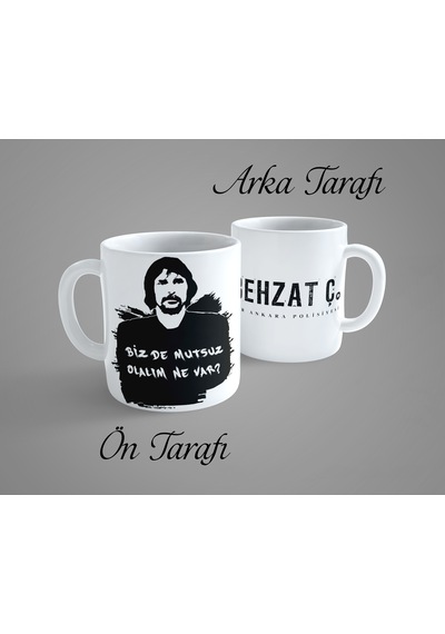 Behzat Ç. 4 Porselen Kupa Bardak Beyaz