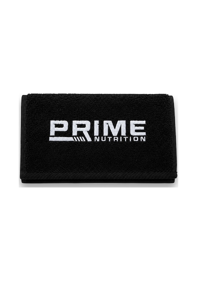 Prime Nutrition Beyaz Logo 30x100 Siyah Havlu