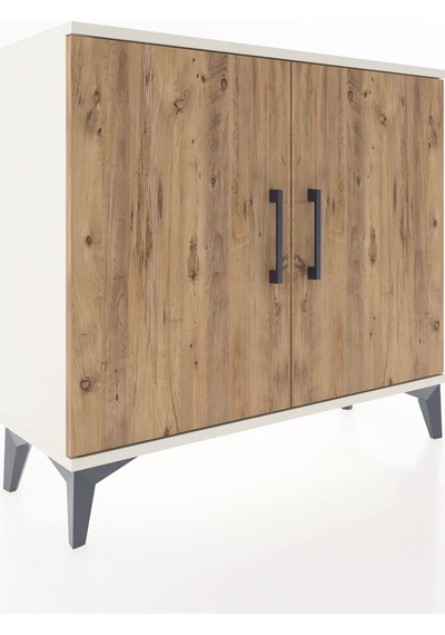 Arges Şifonyer Tek Raflı 2 Kapaklı 88x30x80 Aytaşı-çam Aytaşı