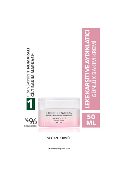 Yves Rocher Bright Botanical-leke Karşıtı, Aydınlatıcı, Ton Eşitleyen Günlük Bakım Kremi-50ml