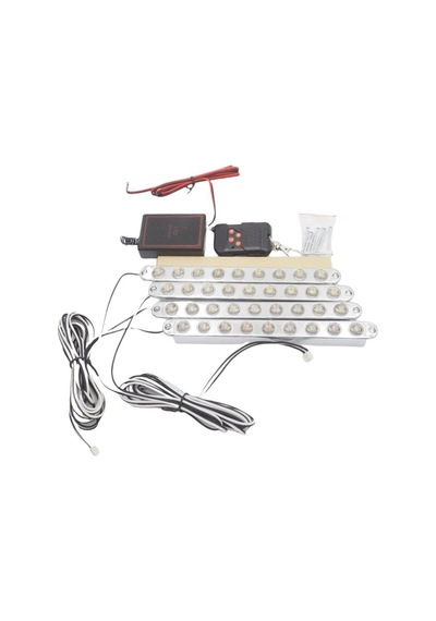 Drstuningistanbul 4X9 Ledli Panjur Çakar Lamba Kırmızı/Beyaz-Mavi/Beyaz 54W /Lapa18