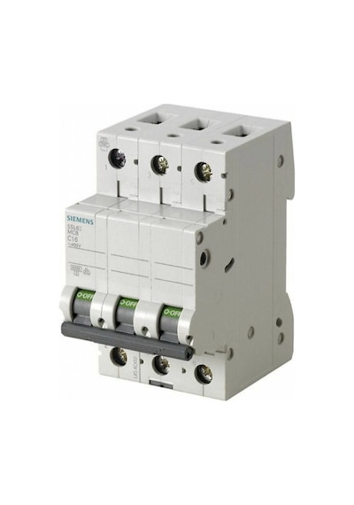 Siemens 5sl6363-7 Otomatik Sigorta C Tipi 63 Amper 3 Faz 6ka 70 Mm