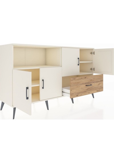 Hyperion Konsol 4 Raflı Tek Çekmeceli 4 Kapaklı 176x44x99 Aytaşı- Aytaşı-aytaşı/çam Hyperion Konsol 4 Raflı Tek Çekmeceli 4 Kapaklı 176x44x99 Aytaşı- Aytaşı-aytaşı/çam