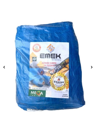 Ordu Mega Tarım Ekonet Mavi Su Geçirmez Çadır Brandası 8x10