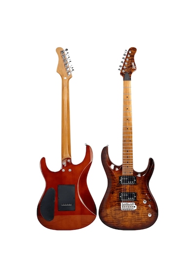 Luxars S-g37-t Shb Hh Elektro Gitar Spalted Honey Burst