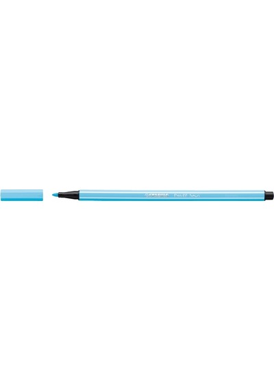 Stabilo 68/031 Keçe Uçlu Boya Kalemi 1 MM 10'lu Fosforlu Mavi