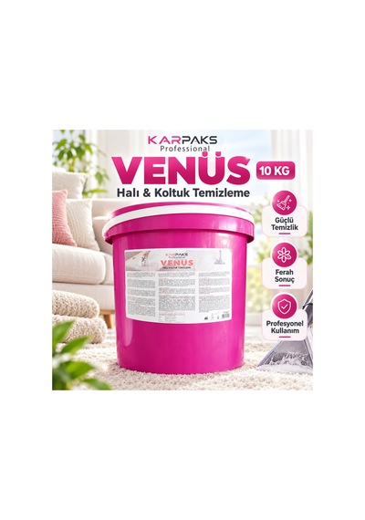 Venüs Halı Koltuk Temizleme 10 Kg Tekli